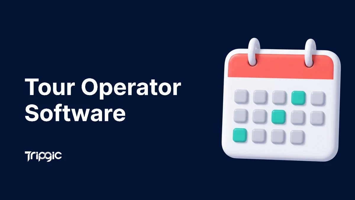Tour operator booking software dashboard assembling flights, transfers, activities, and hotels into a packaged trip